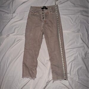 BDG High-Rise Button-Fly Jeans in Faded Taupe